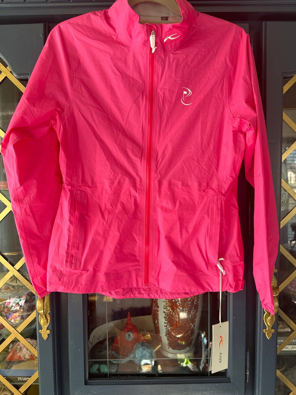 NWT KJUS Dextra 2.5L jacket Hot pink Golf Small Sz 36 LG15-B01 35500 windbreaker